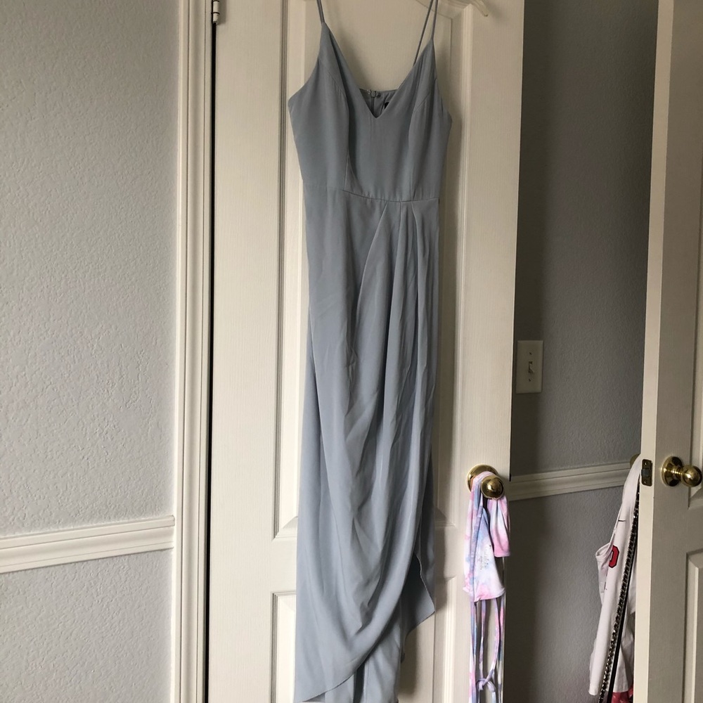 Pale blue XSCAPE dress